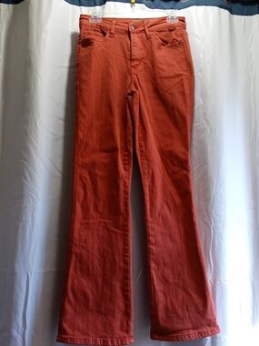 Judy Blue Rust Orange Flare Jeans
